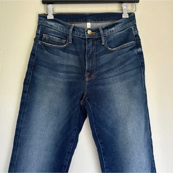 FRAME Le Nouveau Straight Side Slit Denim 27 *Sample - Picture 4 of 9